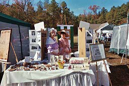 Dressed in clothes reminiscent of the 1800s, some of our members participated in Glen Allen Day, 2003.  They were on hand to promote both Henrico County Historical Society and Henrico history to the community.