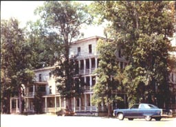Front view of Forest Lodge, a Henrico County Virginia structure, save its Cupola, that no longer exists.