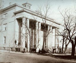 Vintage photo of White House of the Confederacy in Richmond, Virginia.
