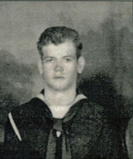 Arnim L. Harris, Jr. in his World War II Navy uniform.