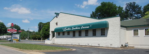 A restaurant featuring Southern cooking now occupies the site of the Celebrity Room, where Santa Claus, Elvis, and pizza reigned supreme.