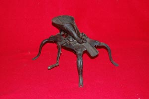 An iron object - 7 inches tall, 10 inches long, 7 inches wide - the mystery object for What Do You know question.