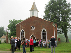 Part of our sister county's May 14th celebration included a ceremony held in Christ Episcopal Church and the unveiling of a roadside marker honoring Rev. Dr. W.A.R. Goodwin, whose boyhood home was in Nelson County.