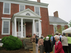 Attendees also visited Montezuma and saw its restored summer kitchen on the grounds.