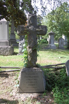 The graves of George and Bessie Gibson, 1820-1896 and 1817-1897, respectively.