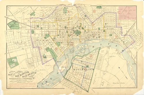 1876 map of Richmond.
