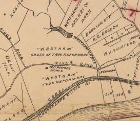 Old Peoples Home, Henrico map, 1901.
