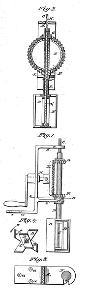 Butter Churn patent illustration.
