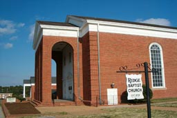 Ridge Baptist Church, today, in Three Chopt District, Henrico County, Virginia.