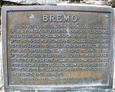 Bremo plaque.