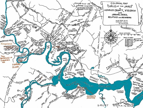 Map of Osborne Landing.
