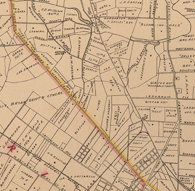 Map of Henrico County, 1901.