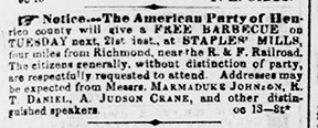Daily Dispatch, Oct 20 1856.