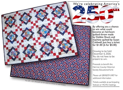 America 250th Quilt Flyer.