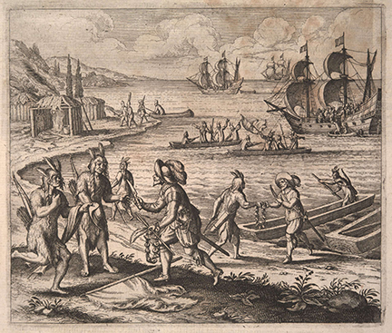 Captain Gosnard Trading, 1602.