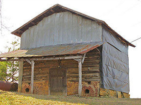 Fire Curing Barn.