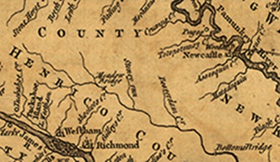 Fry and Jefferson map, 1751.