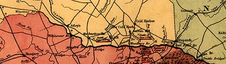 Hare's map, 1862.