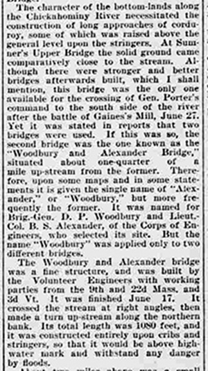 National Tribute article, July 11 1901.