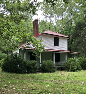 Side of miller's house. Side of miller's house.